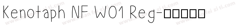 Kenotaph NF W01 Reg字体转换